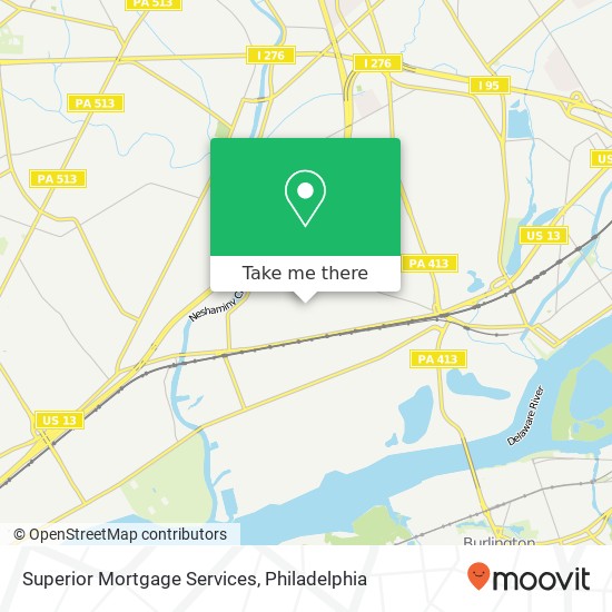 Superior Mortgage Services map