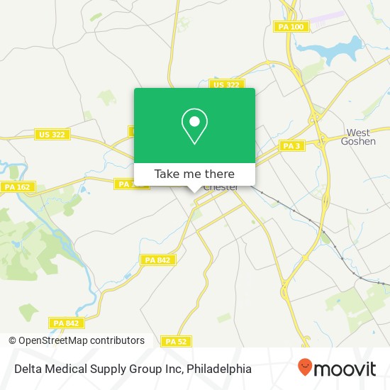 Delta Medical Supply Group Inc map