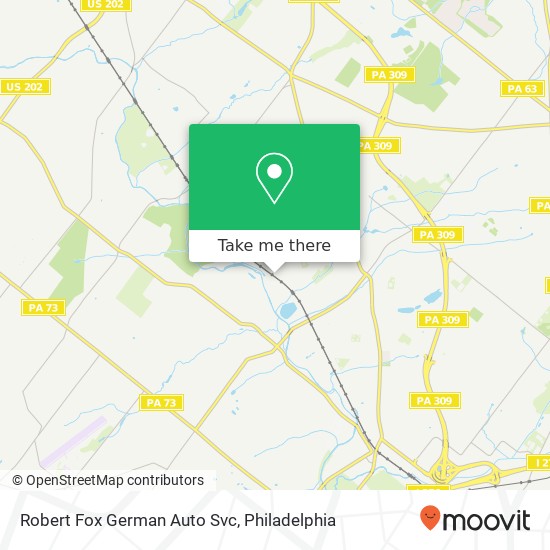 Robert Fox German Auto Svc map