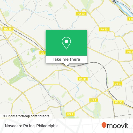 Mapa de Novacare Pa Inc