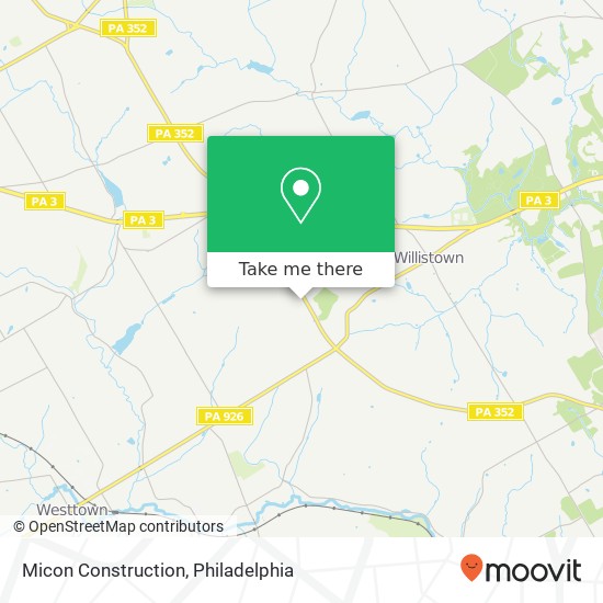 Micon Construction map