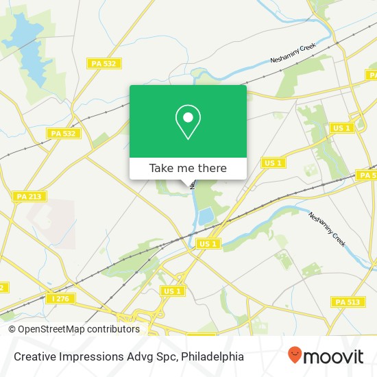 Creative Impressions Advg Spc map