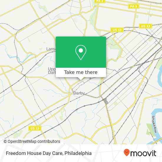Mapa de Freedom House Day Care