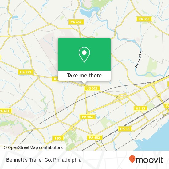 Mapa de Bennett's Trailer Co