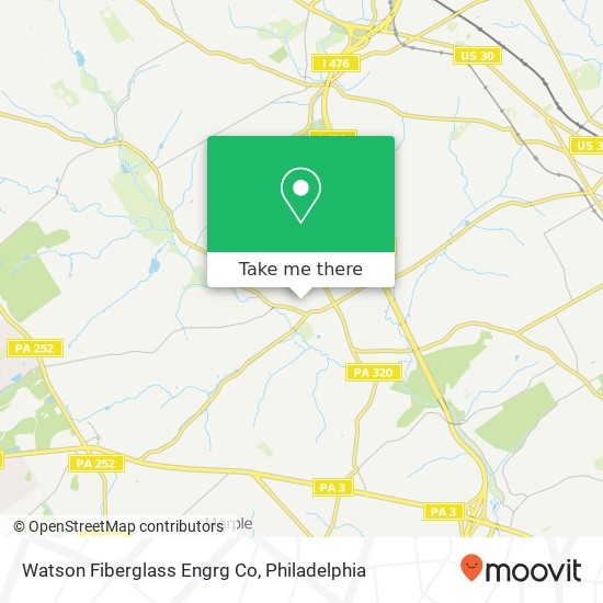 Watson Fiberglass Engrg Co map