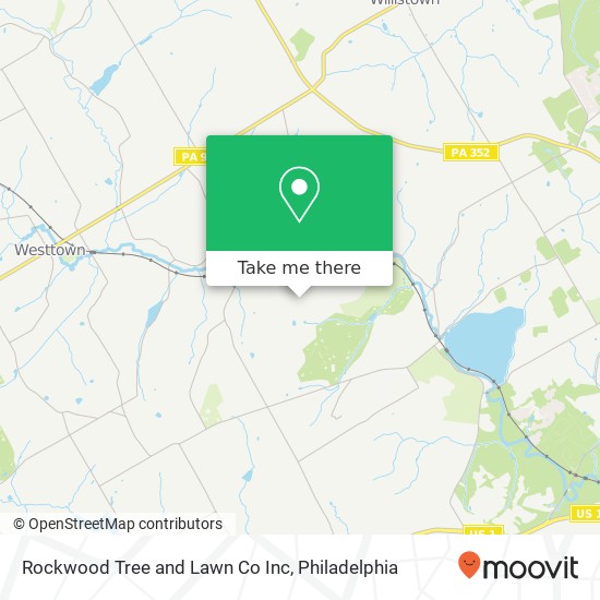 Rockwood Tree and Lawn Co Inc map