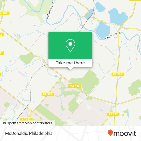 Mapa de McDonalds
