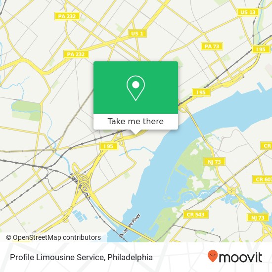 Mapa de Profile Limousine Service