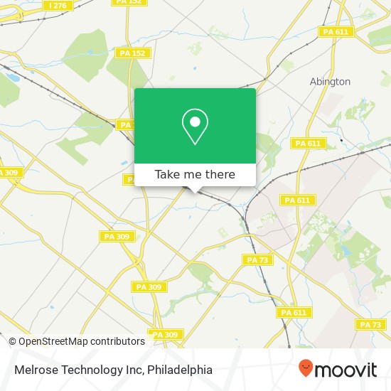 Melrose Technology Inc map