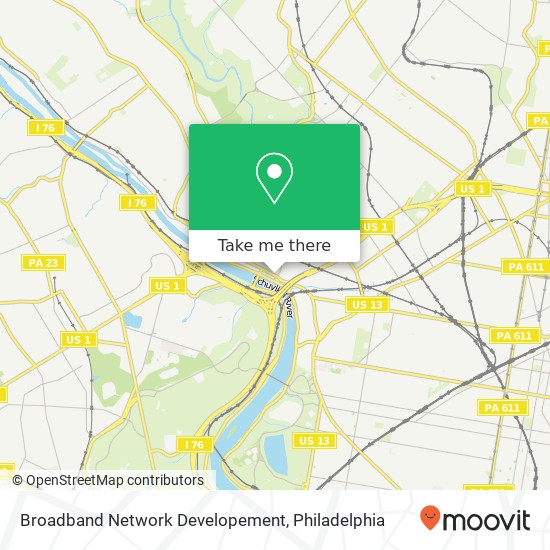 Broadband Network Developement map