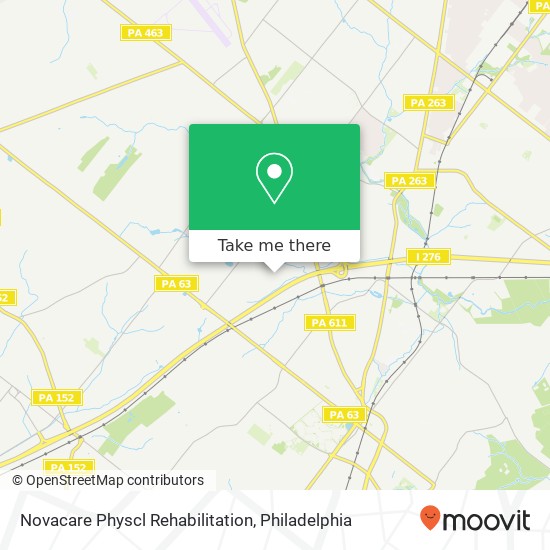Novacare Physcl Rehabilitation map