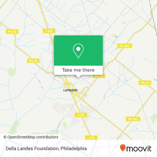 Della Landes Foundation map