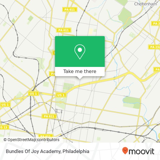 Mapa de Bundles Of Joy Academy