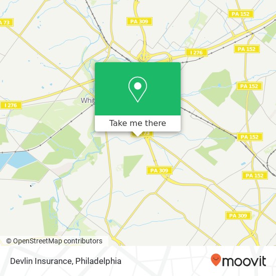 Devlin Insurance map