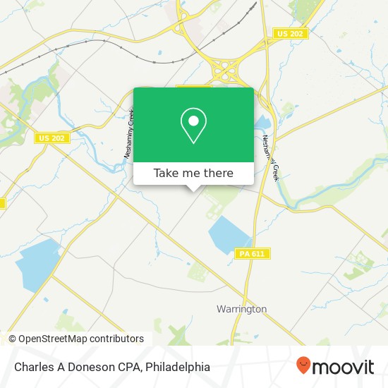 Charles A Doneson CPA map