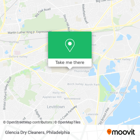 Glencia Dry Cleaners map