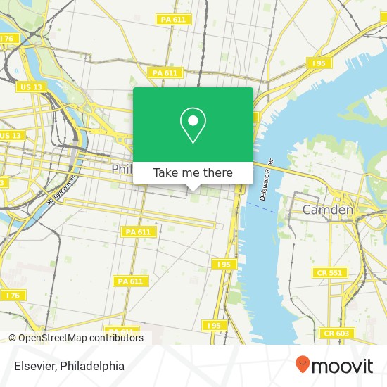 Elsevier map