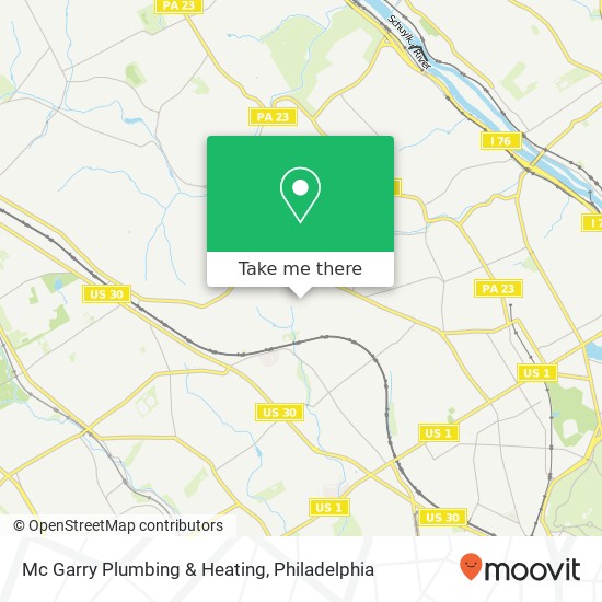 Mc Garry Plumbing & Heating map