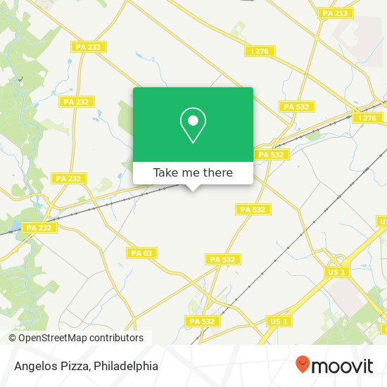 Mapa de Angelos Pizza