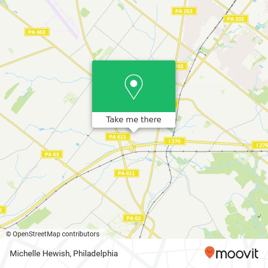 Michelle Hewish map