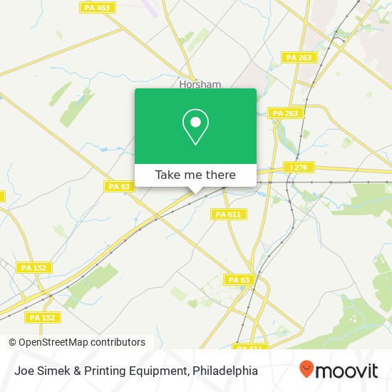 Joe Simek & Printing Equipment map