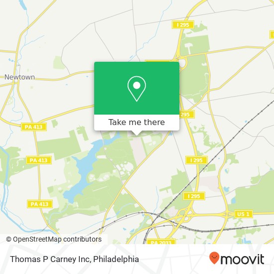 Thomas P Carney Inc map