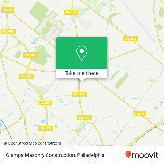 Mapa de Giampa Masonry Construction