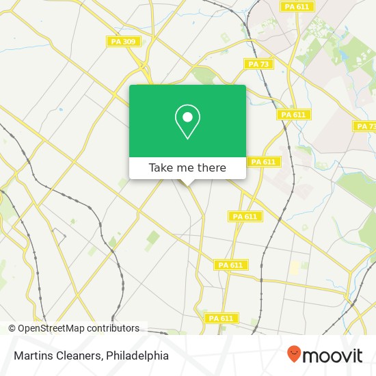 Martins Cleaners map