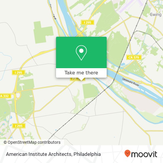 American Institute Architects map