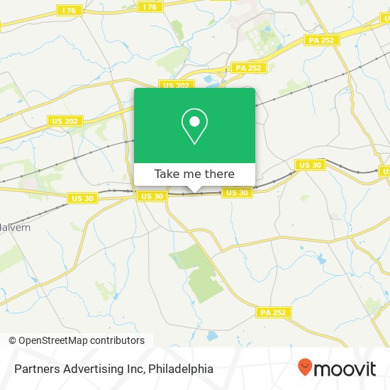 Partners Advertising Inc map