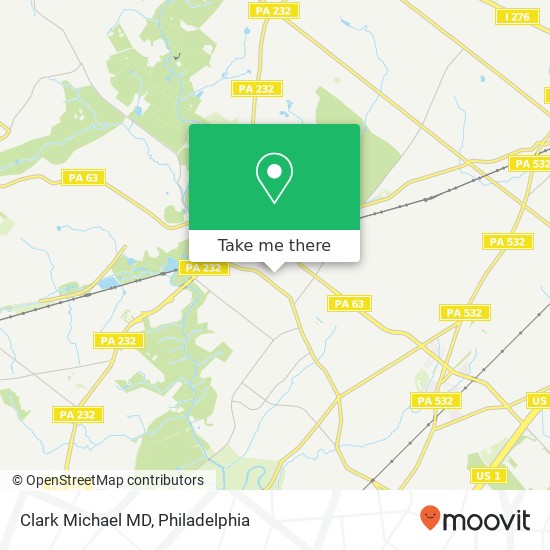 Clark Michael MD map