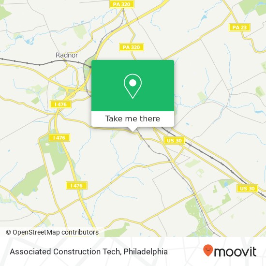 Mapa de Associated Construction Tech