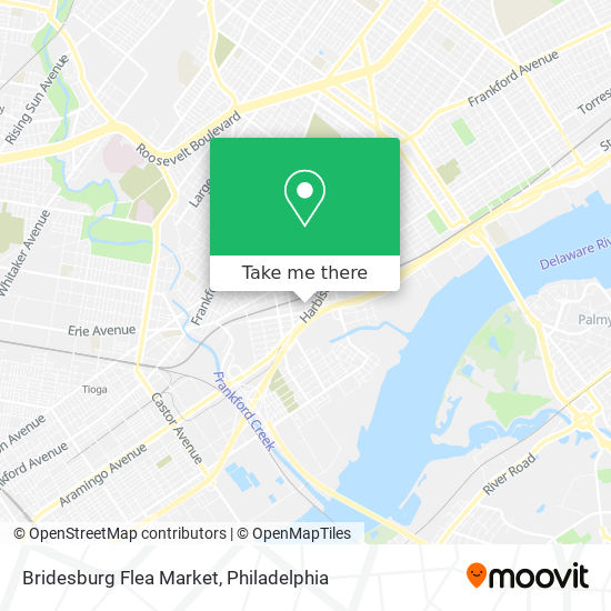 Bridesburg Flea Market map