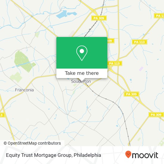 Equity Trust Mortgage Group map