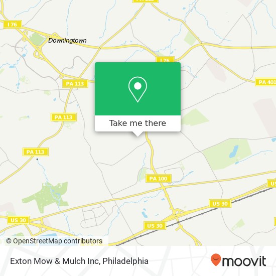 Exton Mow & Mulch Inc map