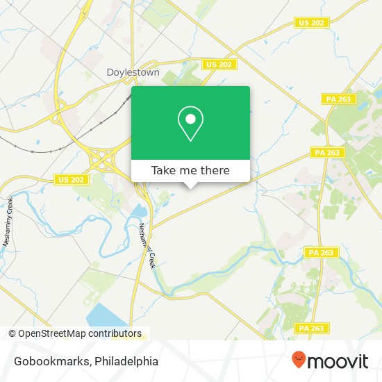 Gobookmarks map