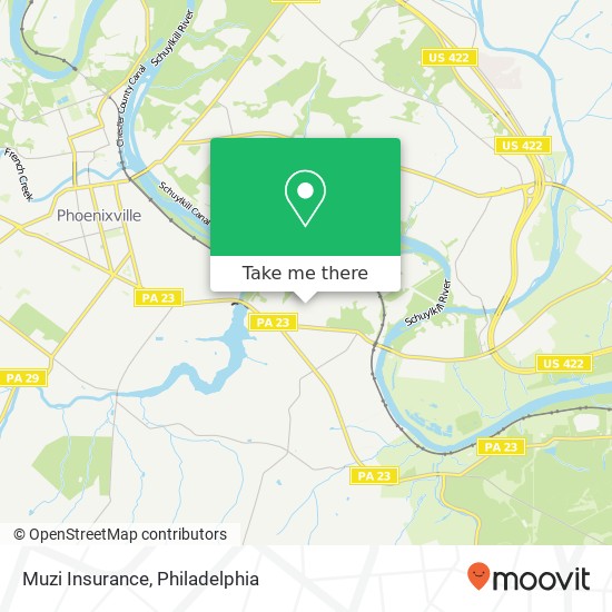 Muzi Insurance map