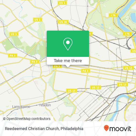 Mapa de Reedeemed Christian Church