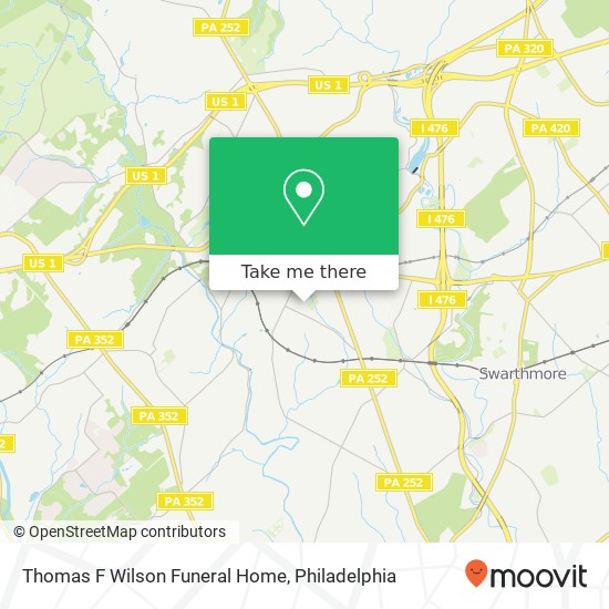 Mapa de Thomas F Wilson Funeral Home