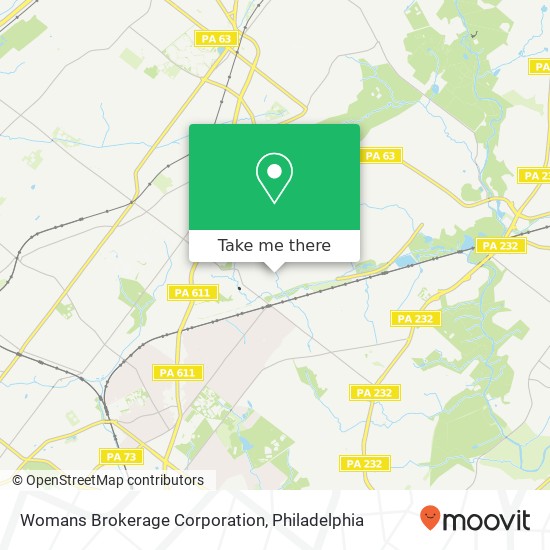 Womans Brokerage Corporation map