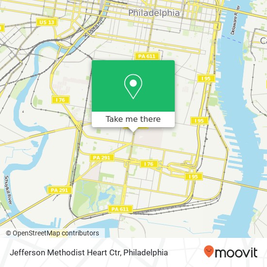 Mapa de Jefferson Methodist Heart Ctr