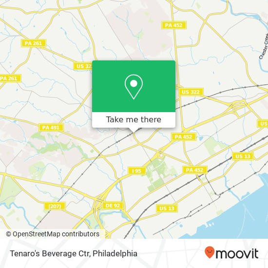 Tenaro's Beverage Ctr map