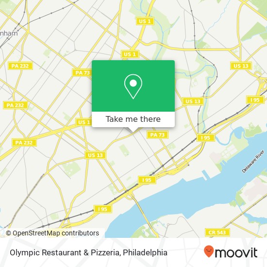 Olympic Restaurant & Pizzeria map