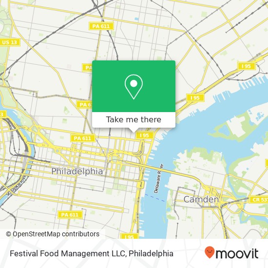 Mapa de Festival Food Management LLC