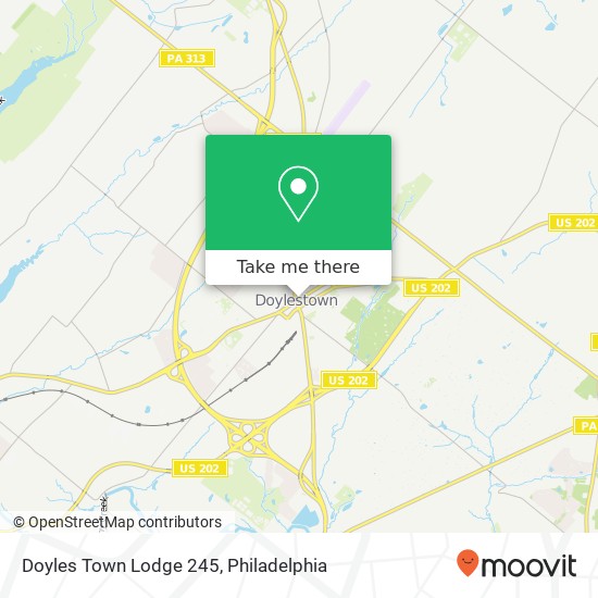 Mapa de Doyles Town Lodge 245