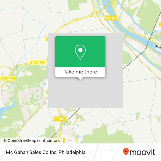 Mc Gahan Sales Co Inc map