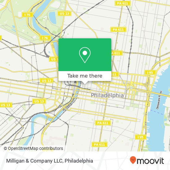 Mapa de Milligan & Company LLC