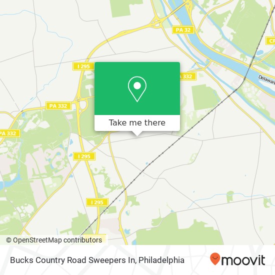 Mapa de Bucks Country Road Sweepers In