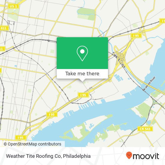 Mapa de Weather Tite Roofing Co