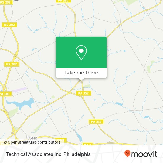 Technical Associates Inc map